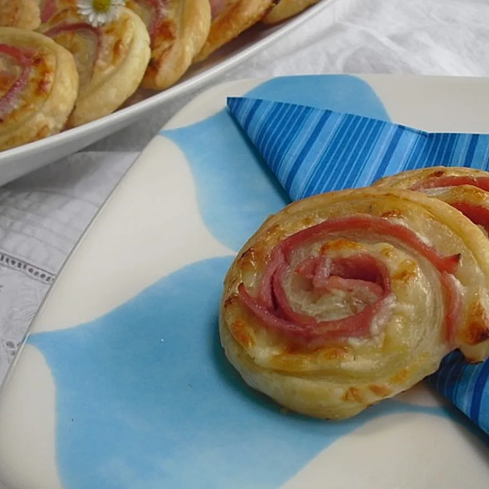 Schinken-Käse-Schnecken