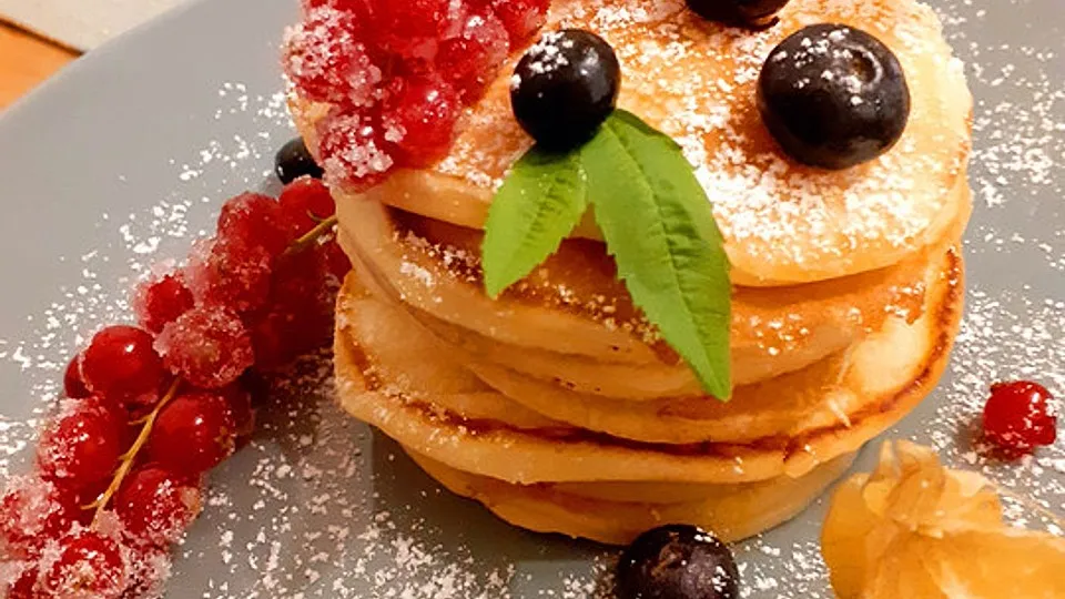 Amerikanische Buttermilch-Pfannkuchen