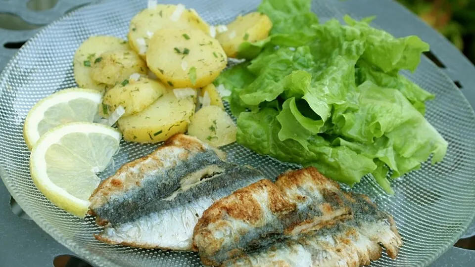Frittierte Sardinen