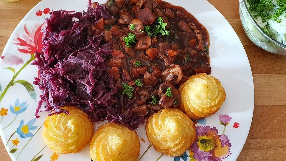 Pilz-Maronen-Ragout