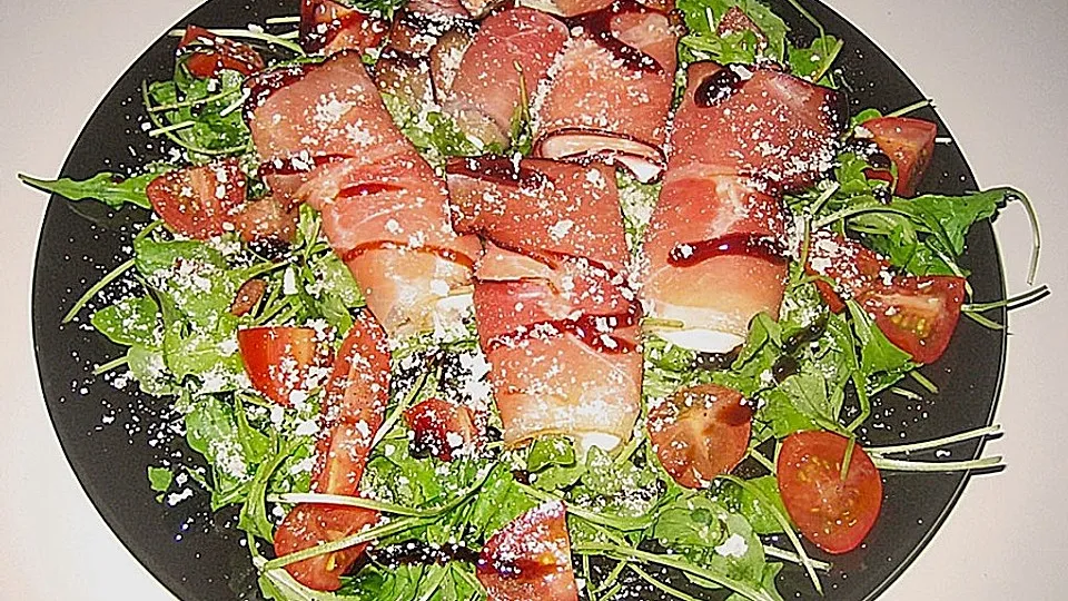 Schinken-Mozzarella-Platte