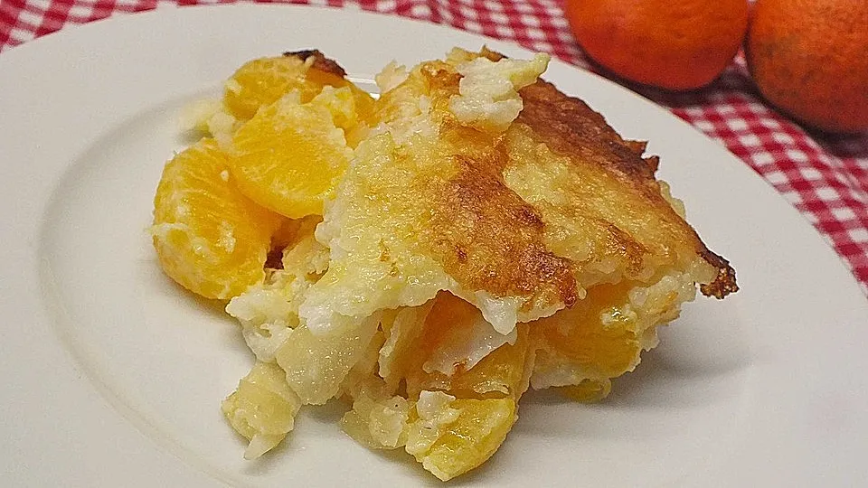 Reisauflauf mit Mandarinen
