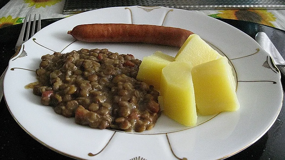 Linsen süß-sauer