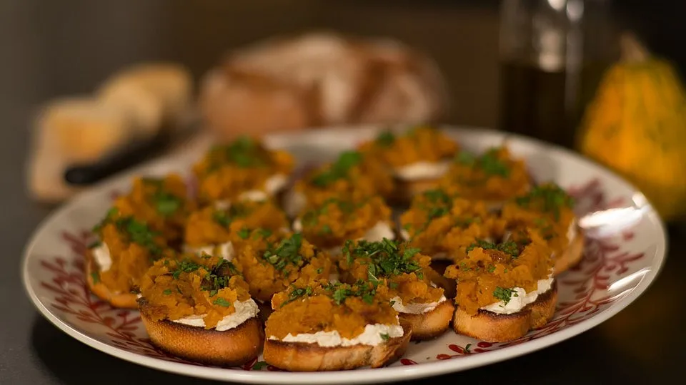 Ricotta-Kürbis-Toast
