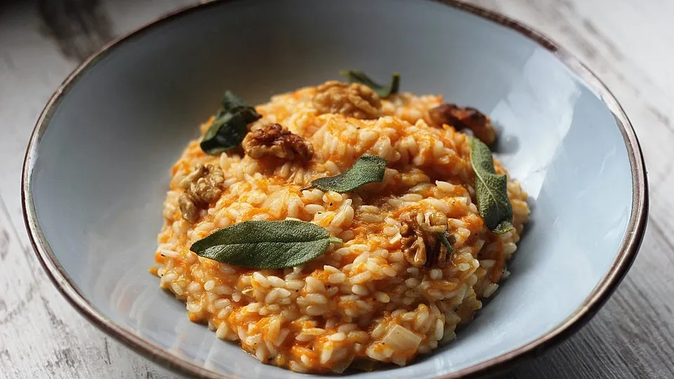 Herbstliches Kürbisrisotto