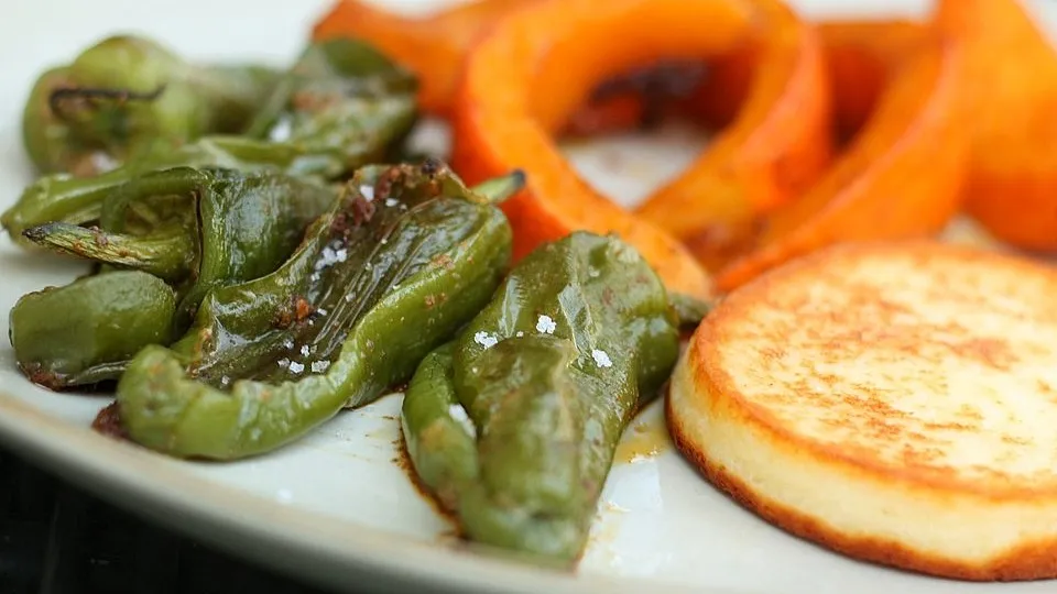 Pimientos de Padrón mit Fleur de Sel