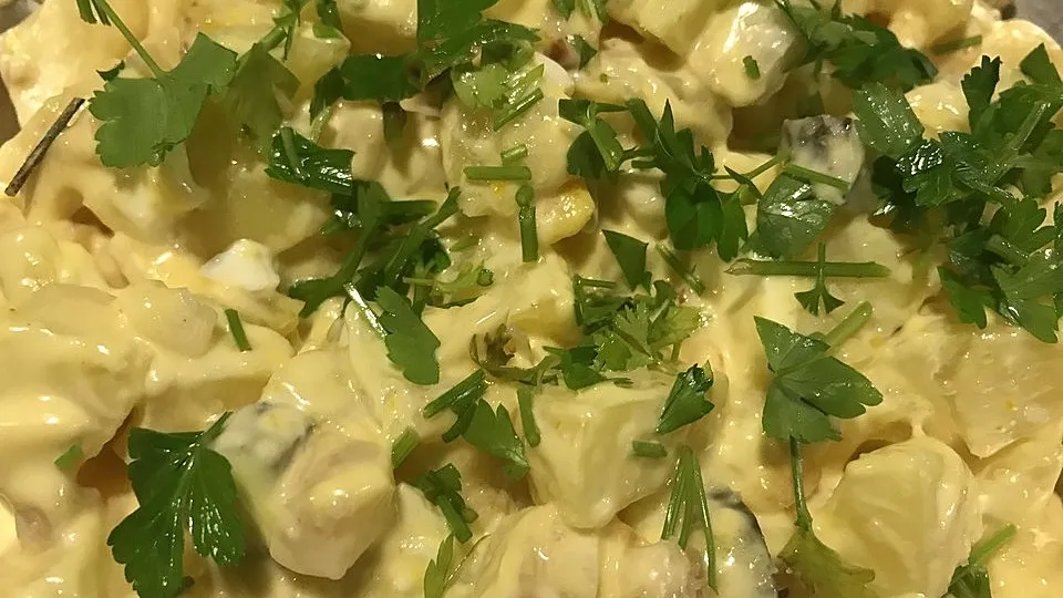 Festlicher Kartoffelsalat nach norddeutscher Art aus Fiefhusen
