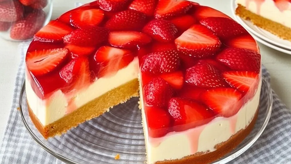 Erdbeerkuchen – einfaches Rezept
