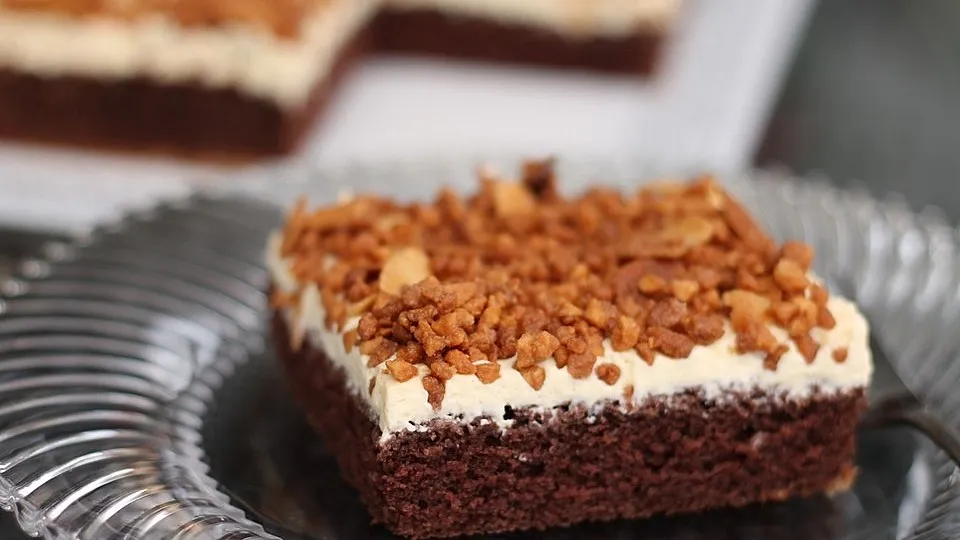 Blechkuchen „Gebrannte Mandeln“