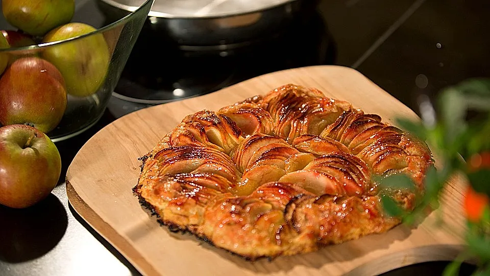Französische Apfeltarte