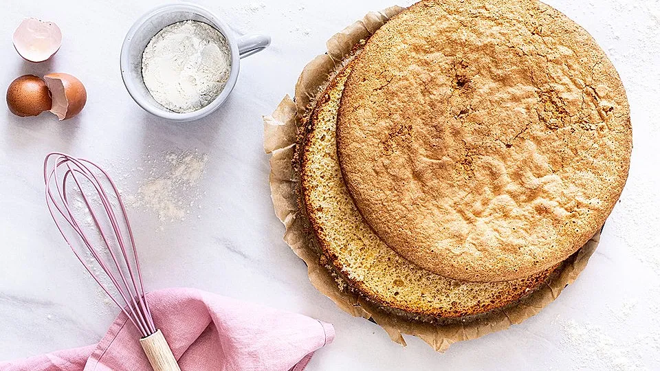 Biskuitboden für Torten und Kuchen