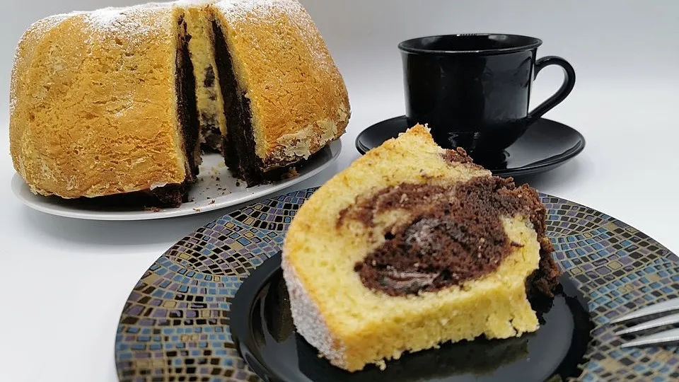 Saftiger Marmorkuchen