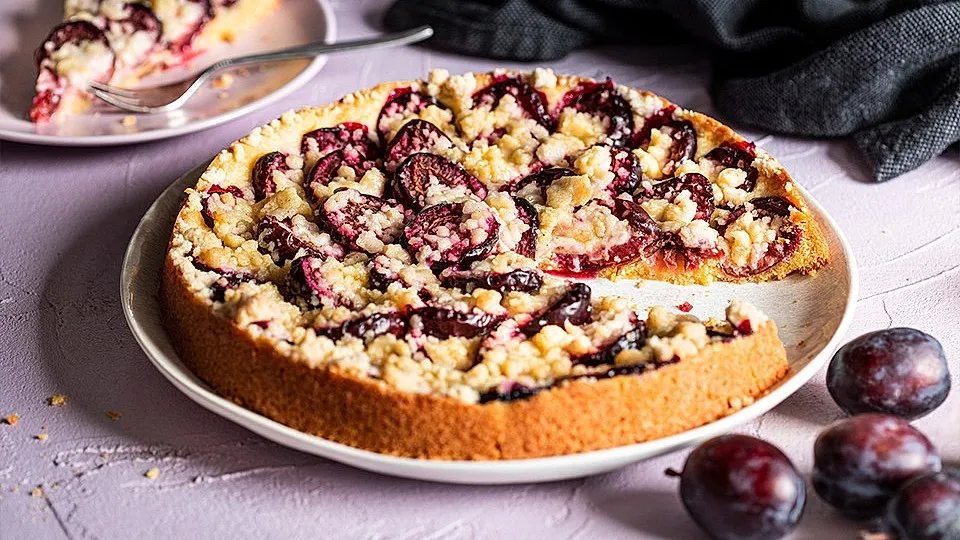 Hildes Zwetschgenkuchen mit Zimtstreuseln
