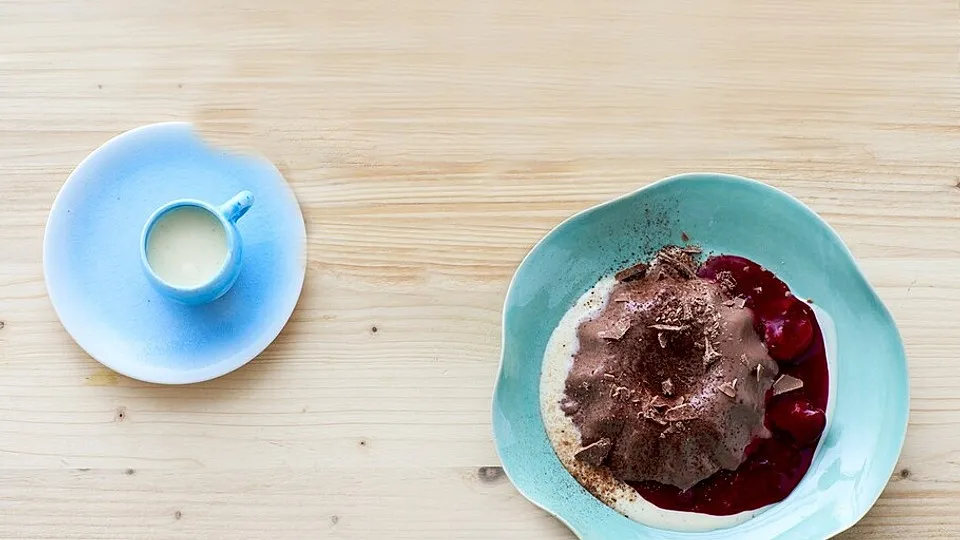 Schokopudding aus Schokoresten